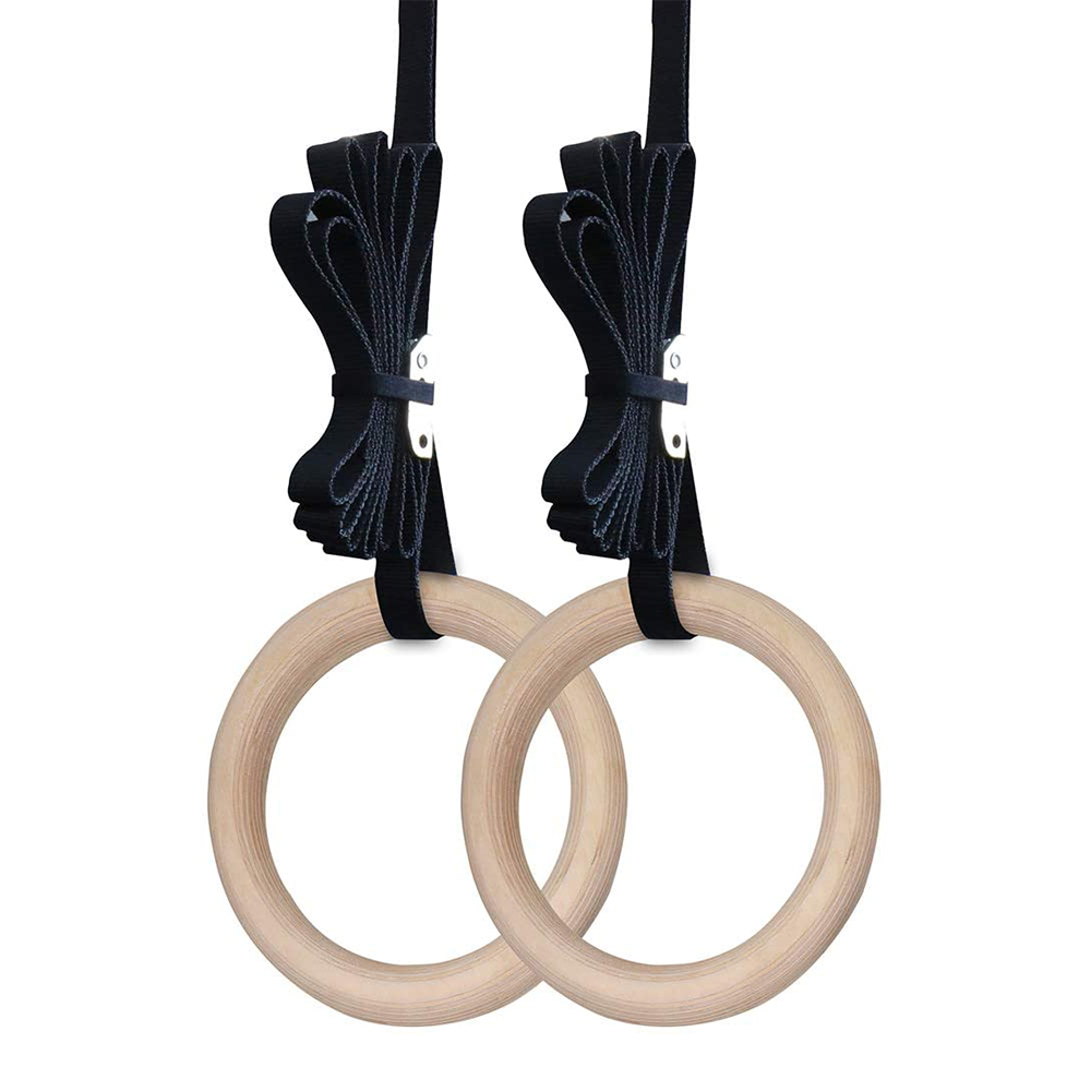 Gymnastic Ring Wood - 28/32 MM Spor Ahşap Jimnastik Halkaları