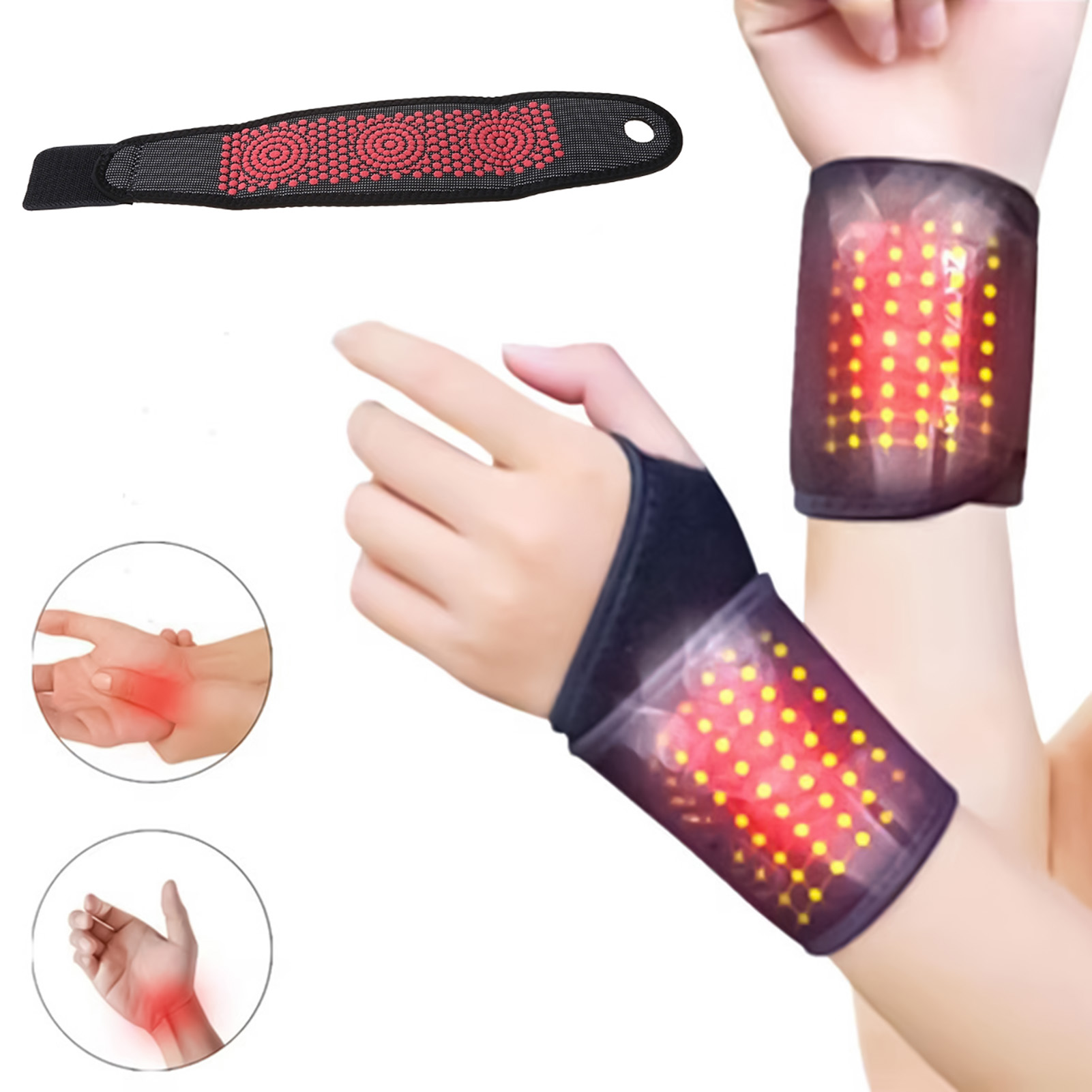 Wrist Wrap Support - 1/2 adet Kendinden Isıtma Bilek Brace