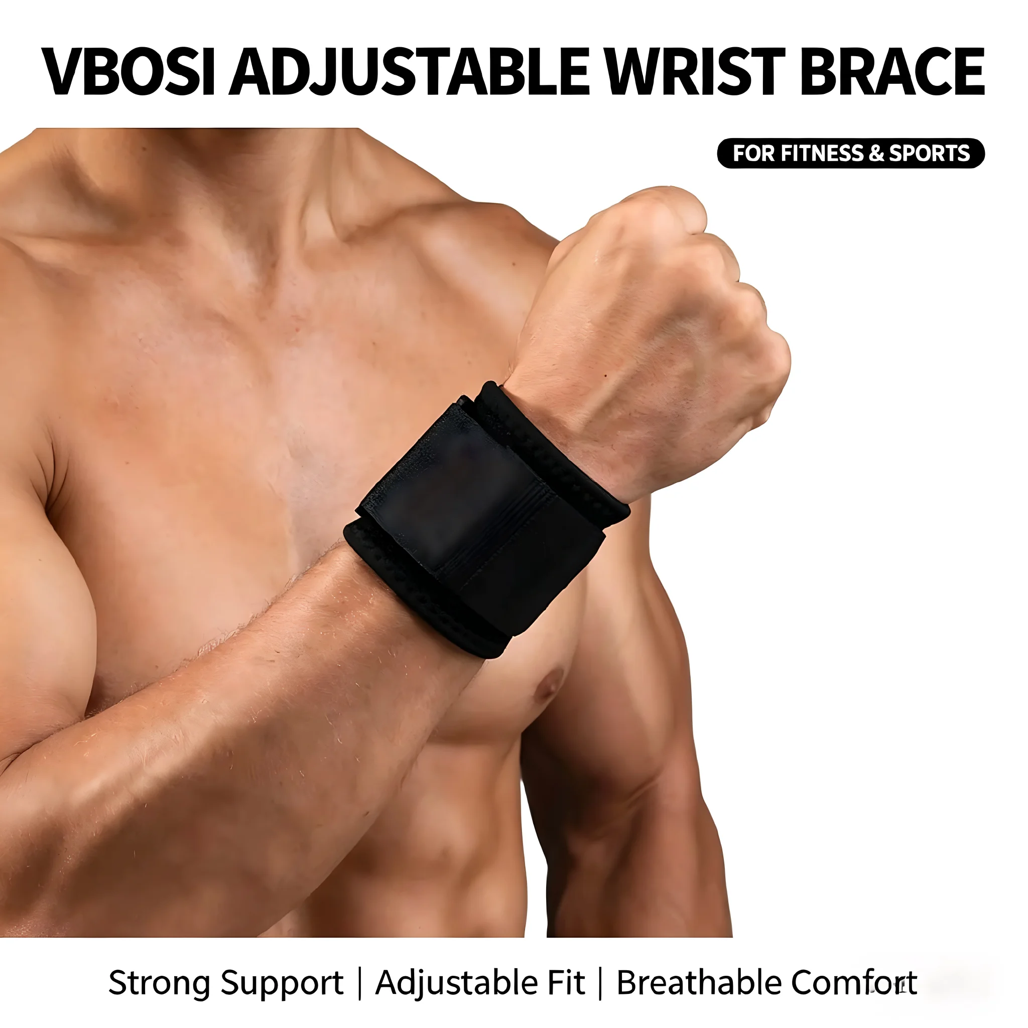 Wrist Wrap Support - Profesyonel Nefes Alabilen Bilek Sargıları (Halter