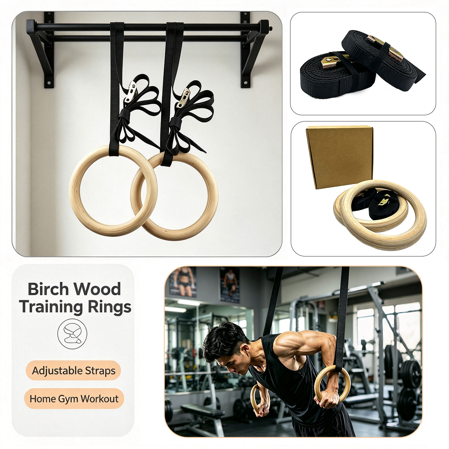 Kayın Ağacından Yapılmış Jimna - Gymnastic Ring Wood incelemesi ve fiyatı