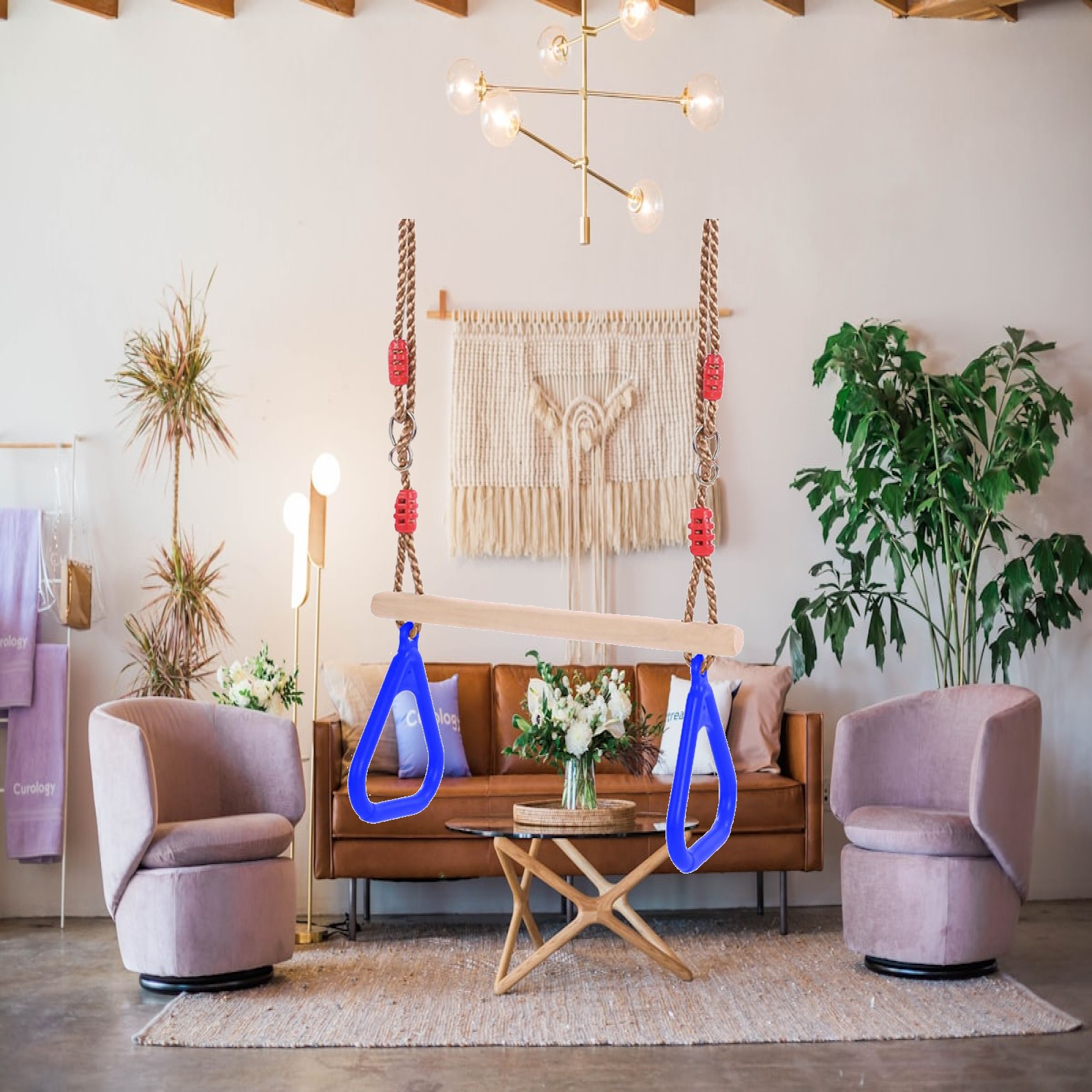 İç ve Dış Mekan Eğlenceli Salı - Gymnastic Ring Wood incelemesi ve fiyatı