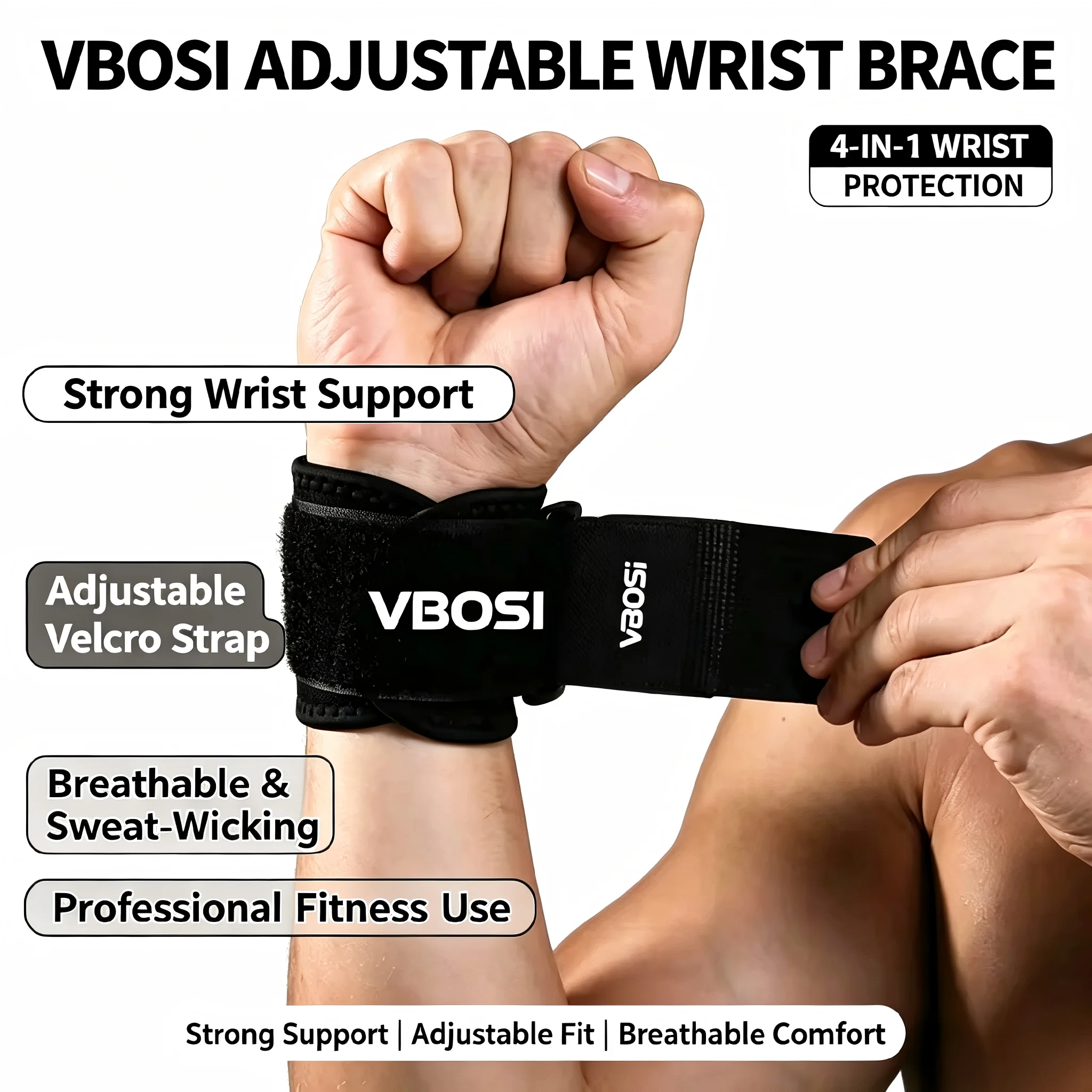 Profesyonel Nefes Alabilen Bil - Wrist Wrap Support incelemesi ve fiyatı