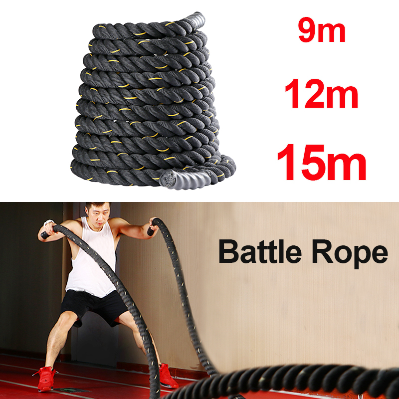 9M/12M/15M Fitness Battle Rope - Crossfit No Equipment Workouts incelemesi ve fiyatı